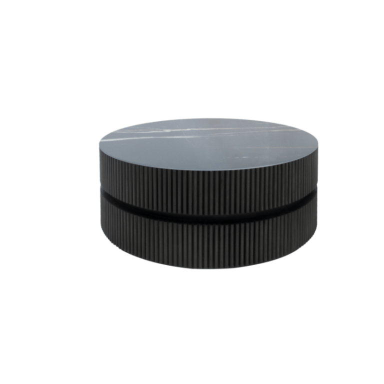 Valencia Black Round Coffee Table