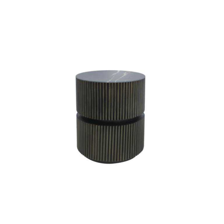 Valencia Black Round Lamp Table