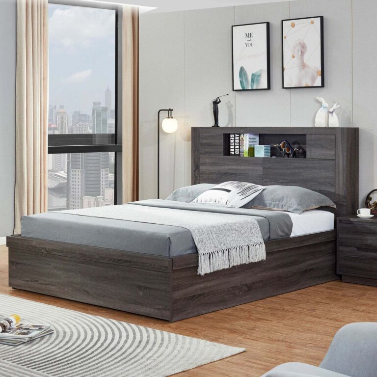 Boston Queen Bedroom Suite Grey Complete Set
